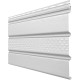 Виниловый софит Grand Line Classic Standart частично перфорированный белый