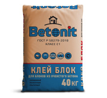Клей для блоков Бетонит 40 кг