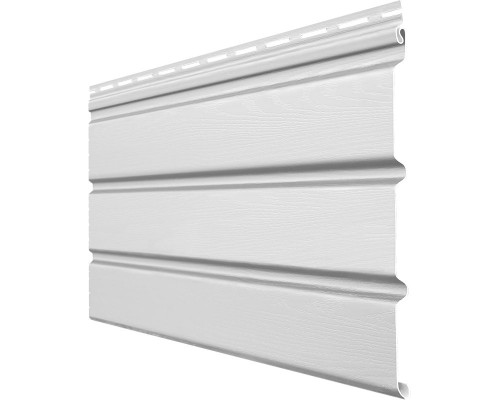 Виниловый софит Grand Line Classic Standart без перфорации белый