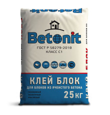 Клей для блоков Бетонит 25 кг
