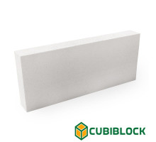 Егорьевские пеноблоки CubiBlock перегородочные 625х125х200, D500