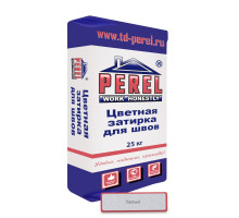 Цветная декоративная затирочная смесь Perel RL белая