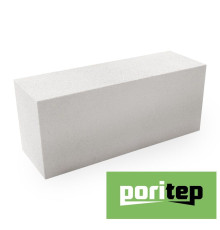 Пеноблоки стеновые Poritep 625х250х200, D500