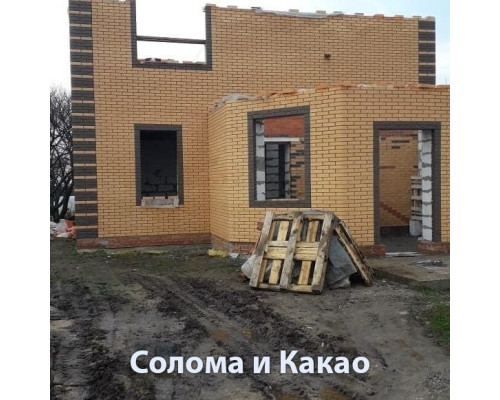 Облицовочный кирпич Tereх полуторный утолщенный 1,4 НФ Солома гладкий, М150