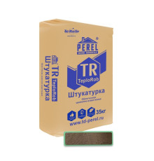 Цементно-известковая штукатурка PEREL TeploRob TR 35 кг