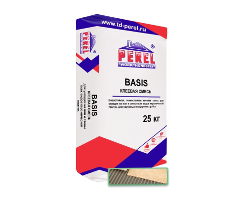 Клеевая смесь PEREL Basis C0 серый 25 кг
