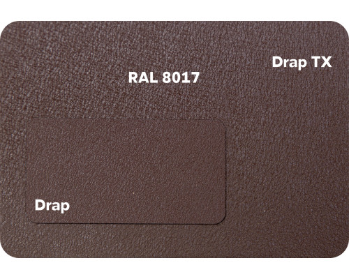 Штрипс 0.5мм Drap TX в пленке Россия RAL 7016 (серый)