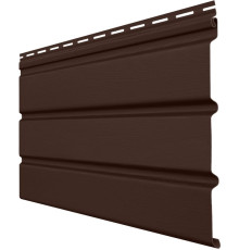 Виниловый софит Grand Line Premium Acryl без перфорации темный дуб