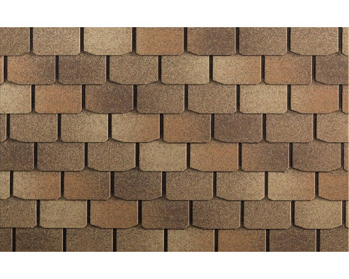 Мягкая кровля (гибкая черепица) Shinglas Классик Модерн бархан