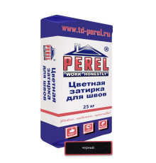 Цветная декоративная затирочная смесь Perel RL черная