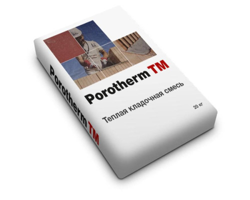 Теплая кладочная смесь Porotherm TM 20 кг