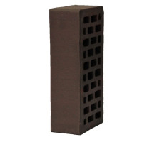 Облицовочный кирпич Вышневолоцкая керамика одинарный 1 НФ Баварская кладка Графит антика