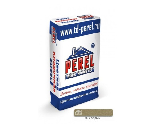 Цветная кладочная смесь Perel VL серая 25 кг