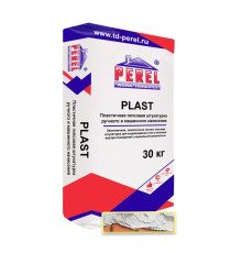 Пластичная гипсовая штукатурка Perel Plast Белая 30 кг