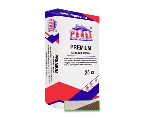 Клеевая смесь PEREL Premium серая 25 кг