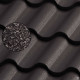 Металлочерепица МП Монтерроса-S (VALORI-20-DarkBrown-0.5)
