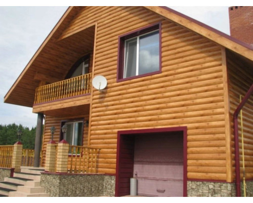 Сайдинг Woodstock-28х330 Золотой Орех-0.45 ECOSTEEL