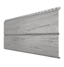 Софит МЕТАЛЛ ПРОФИЛЬ перфор. Lбрус-XL-14х335 (ECOSTEEL_MA-01-Беленый Дуб-0.5)