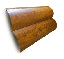 Сайдинг Woodstock-28х330 Золотой Орех-0.45 ECOSTEEL
