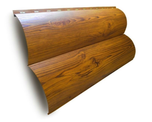 Сайдинг Woodstock-28х330 Золотой Орех-0.45 ECOSTEEL