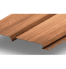 Сайдинг Lбрус 264*240мм 0.5мм Ecosteel теxture Корея Кедр Металл Профиль