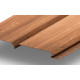 Сайдинг Lбрус 264*240мм 0.5мм Ecosteel теxture Корея Кедр Металл Профиль