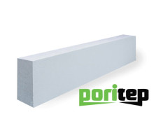 Перемычка армированная газобетонная Poritep самонесущая 1200*100*250 D600кг/м3 В3,5 1000кг/пог. м.