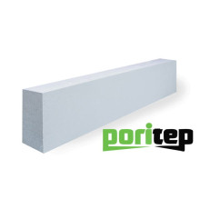 Перемычка армированная газобетонная Poritep самонесущая 1200*100*250 D600кг/м3 В3,5 1000кг/пог. м.