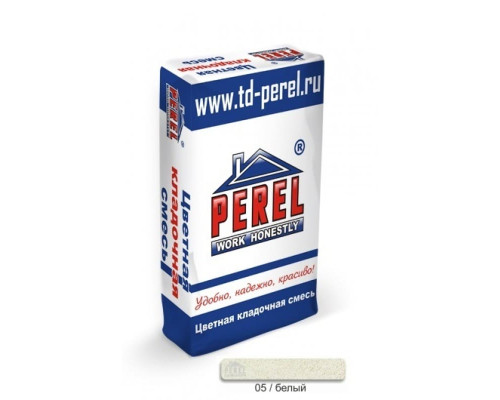 Цветная кладочная смесь Perel SL белая 25 кг
