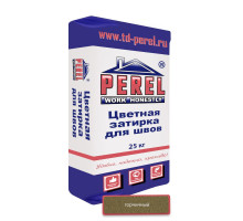 Цветная декоративная затирочная смесь Perel RL горчичная Зима