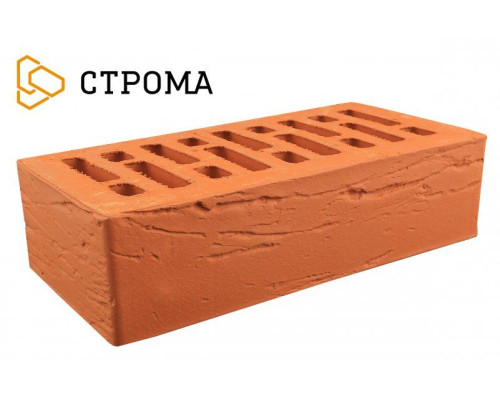 Облицовочный кирпич Строма одинарный 1 НФ Красный рустик
