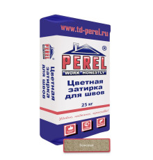 Цветная декоративная затирочная смесь Perel RL бежевая Зима