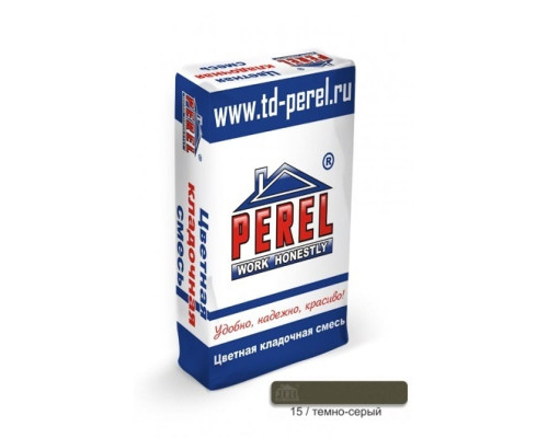 Цветная кладочная смесь Perel SL темно-серая 25 кг