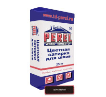 Цветная декоративная затирочная смесь Perel RL шоколадная
