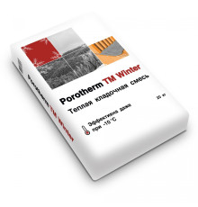 Теплая кладочная смесь Porotherm TM 20 кг Зима