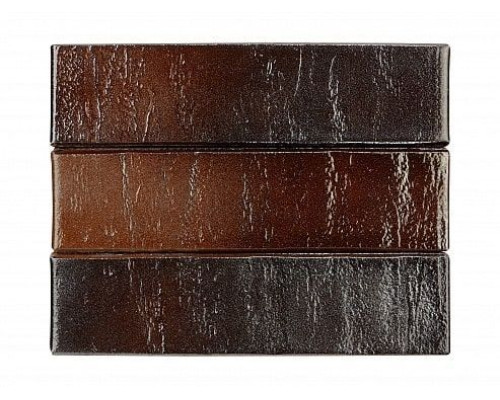 Облицовочный кирпич Recke Одинарный 1НФ Classic Баварская кладка Терракотовый глянец фактурный
