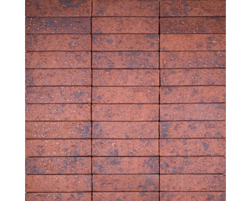 Облицовочный кирпич Ликолор одинарный 1 НФ Тайга Вулканы Сердце Вулкана магма, М200