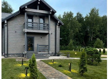 Благоустройство участка вокруг загородного дома 