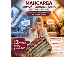 Как выбрать утепление для мансарды?